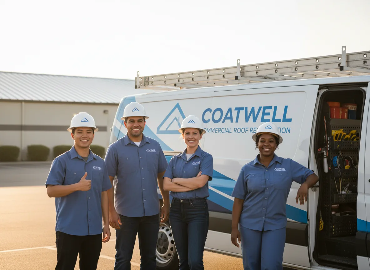 Commercial roof coating company in Campbell, TX